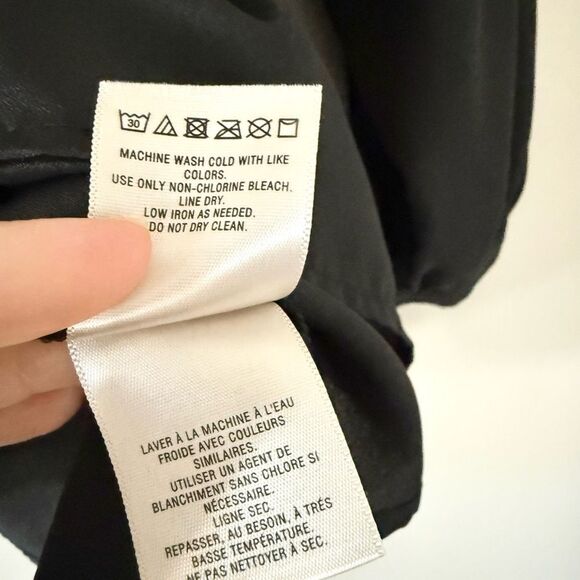 Maeve Anthropologie Yanna Blouse in Black - Size S - Picture 8 of 8